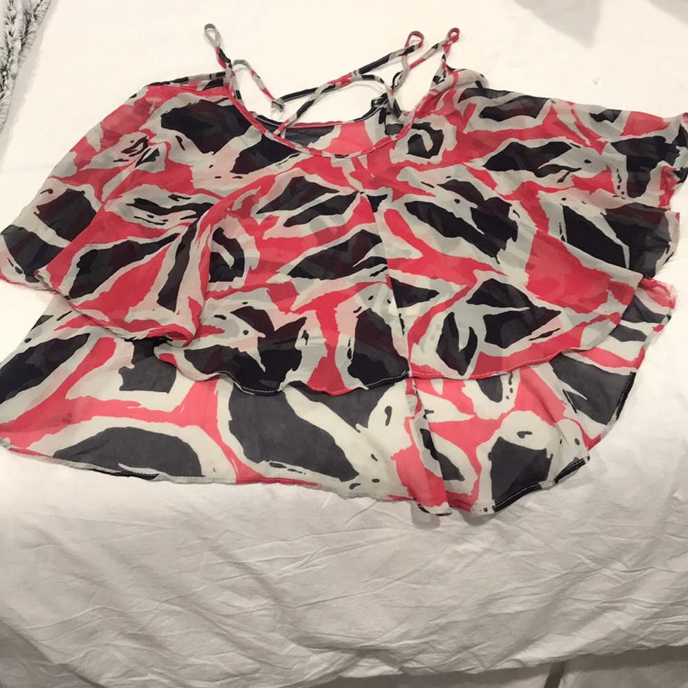 Flare multicolor blouse